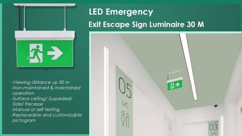 Lumabas sa Emergency Sign, ang iyong maaasahang pagpipilian sa propesyonal na ilaw ng emerhensiya